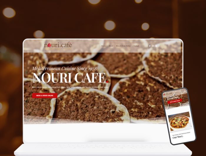 Web Design for Nouri Cafe